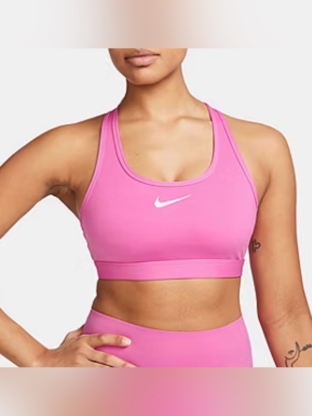 Nike NWT Women’s Dri-FIT Pink Medium Support Sports Bra